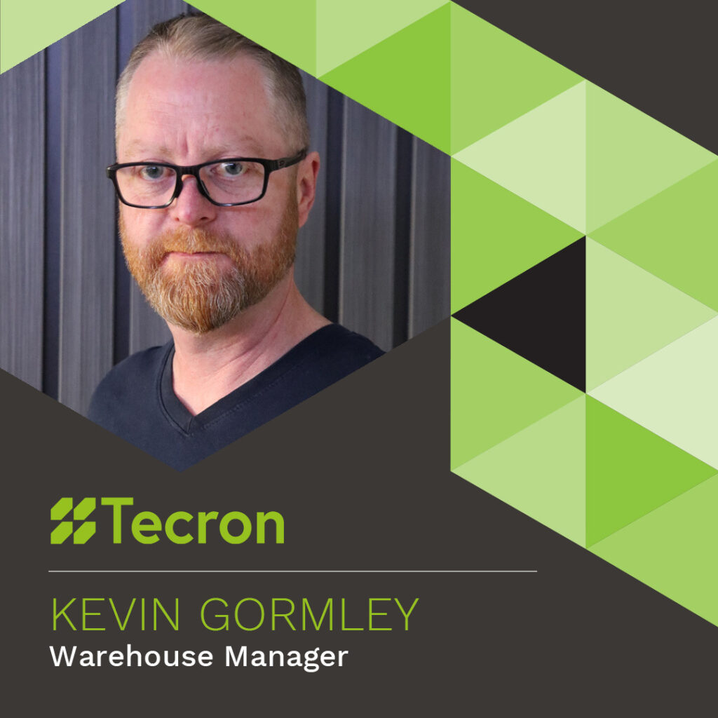 Warehouse Manager, Kevin Gormley